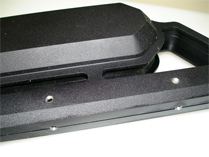 Optional Hard Points for Forearm Rail and Scope Mount